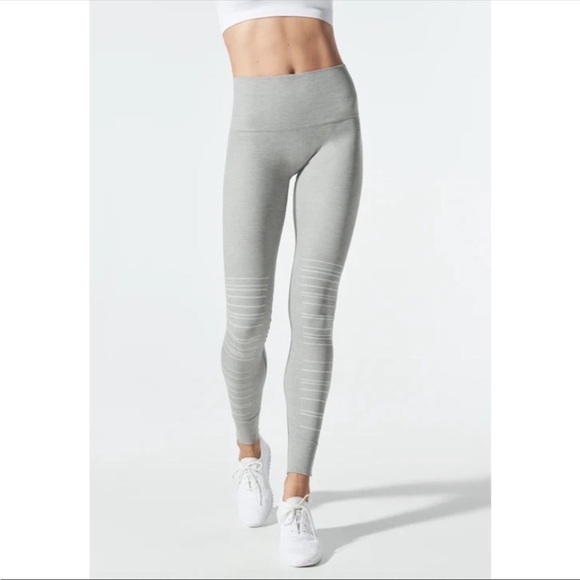 Blanqi Maternity Legging Sport Support Hipster in Dove Grey Sz 2/4 - Picture 3 of 15
